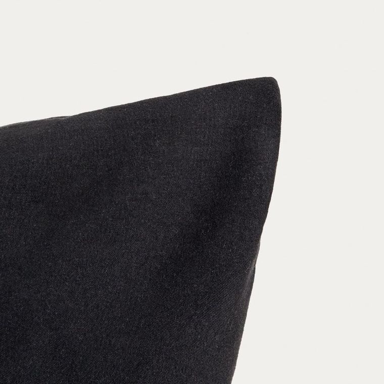 Homla, Maisy, zestaw dwóch poszewek, z mikrofibry czarnych, 50-60 cm, 2 szt.