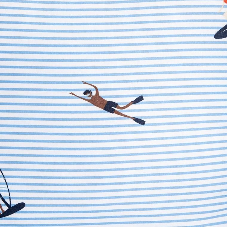 Homla, Mare, pościel, z mikrofibry w wakacyjny wzór, 200-220 cm