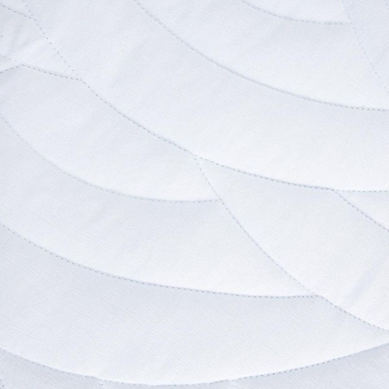 Homla, Marey, narzuta, błękitna z pikowaniem fala, 200-220 cm