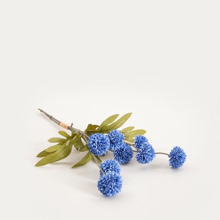 Homla, Marita, bukiet kwiatów, stokrotki pełne niebieskie, 52 cm