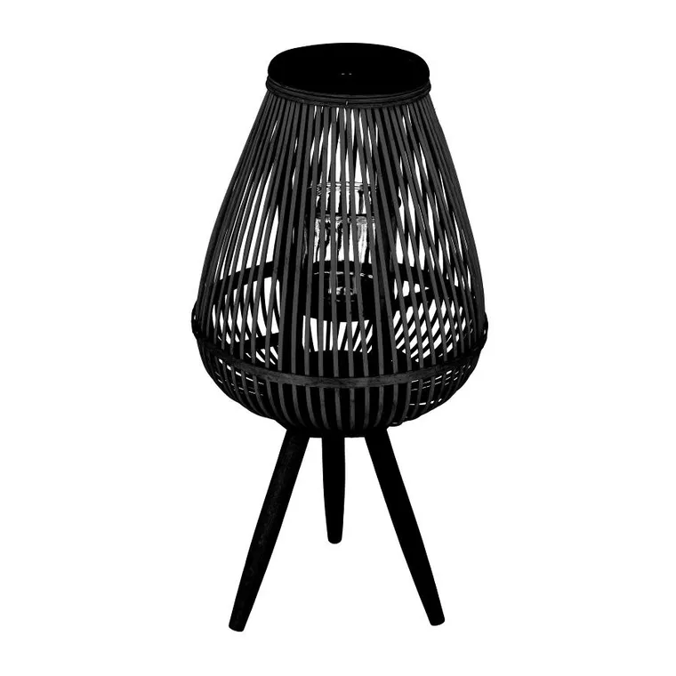 Homla, Masaya, lampion, ogrodowy czarny, 15-11-61 cm