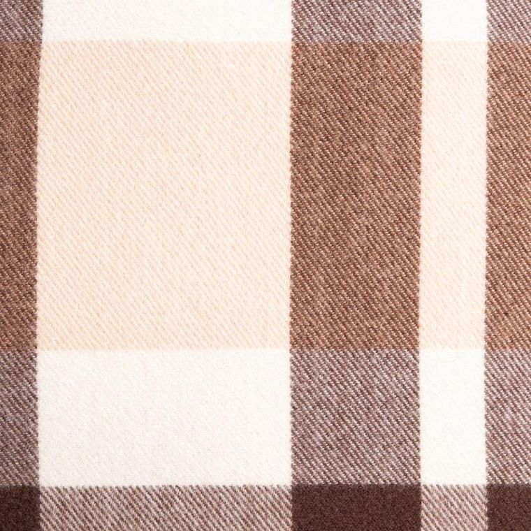 Homla, Melrose, poszewka, puszysta w kratę, 45-45 cm