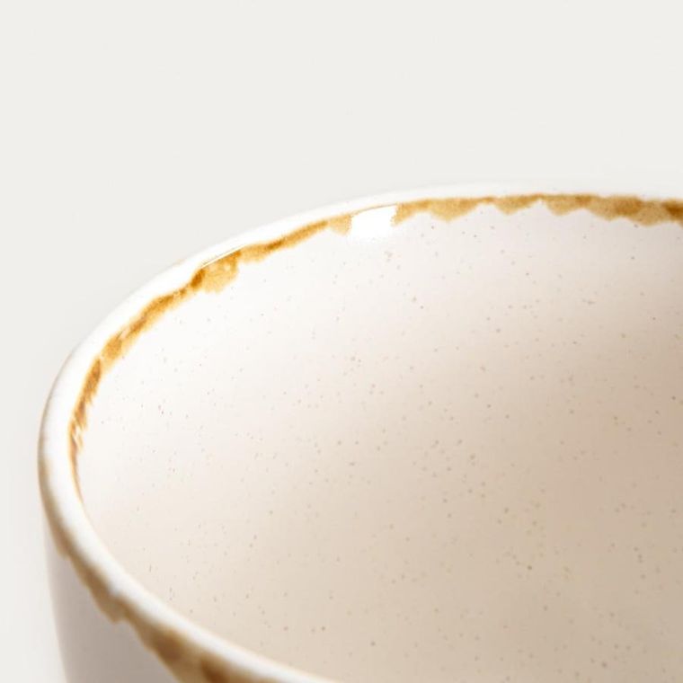 Homla, Meren, miska, z różowym kwiatem, 14-10 cm