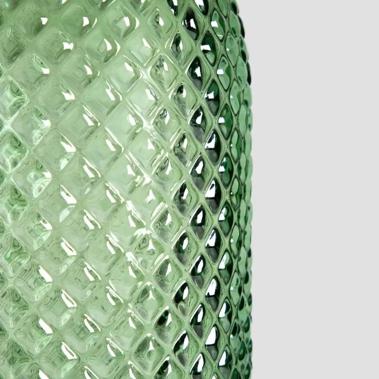 Homla, Mikka, wazon, szklany zielony, 45 cm