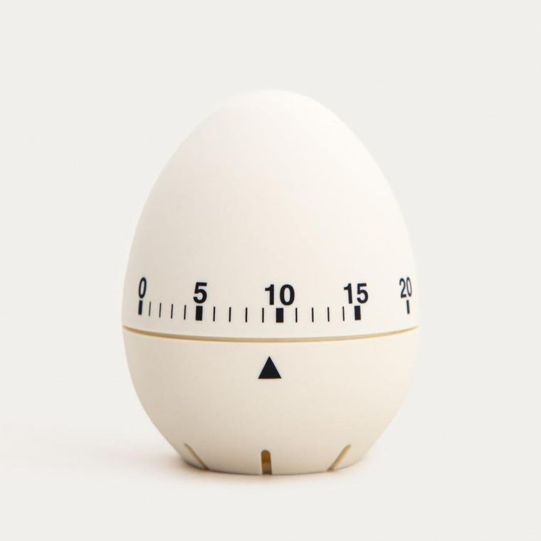 Homla, Mollis, minutnik, śmietankowy, 6 cm