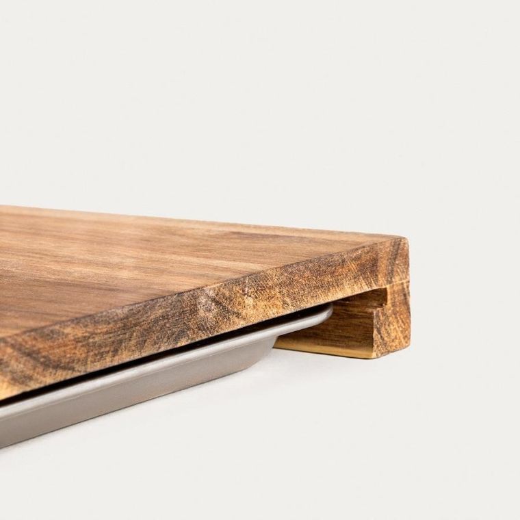 Homla, Mooka, deska do krojenia z metalowym pojemnikiem, 35-25 cm