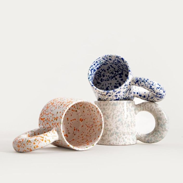 Homla, Morne, kubek, nakrapiany kolorowy, 0,3l