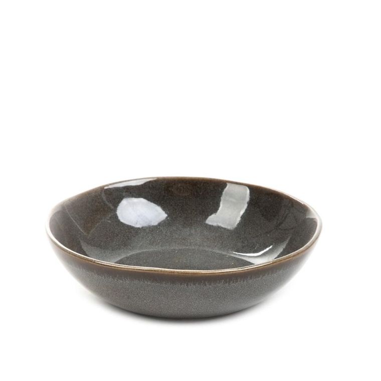 Homla, Mystic, talerz, głęboki szary, 19 cm