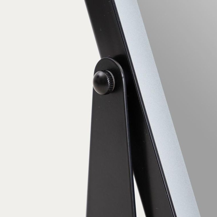 Homla, Narave, lusterko podświetlane, czarne, 21-6-27 cm