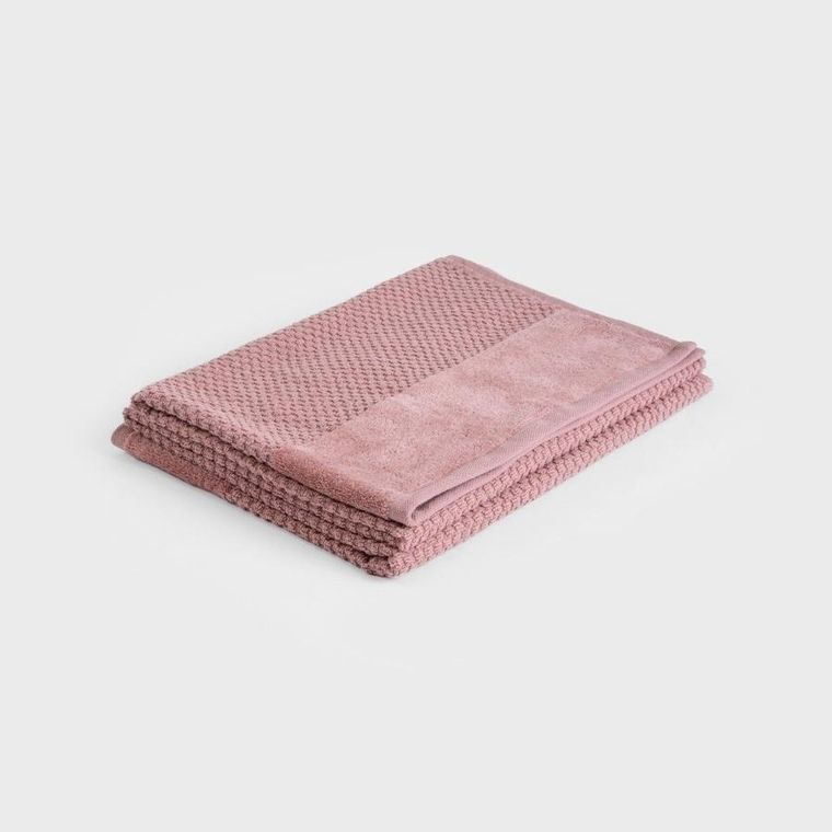 Homla, Nasia, ręcznik, bawełniany, różowy, 70-130 cm