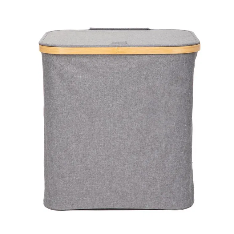 Homla, Nellie, kosz na bieliznę, szary, 40, 5-32-42 cm
