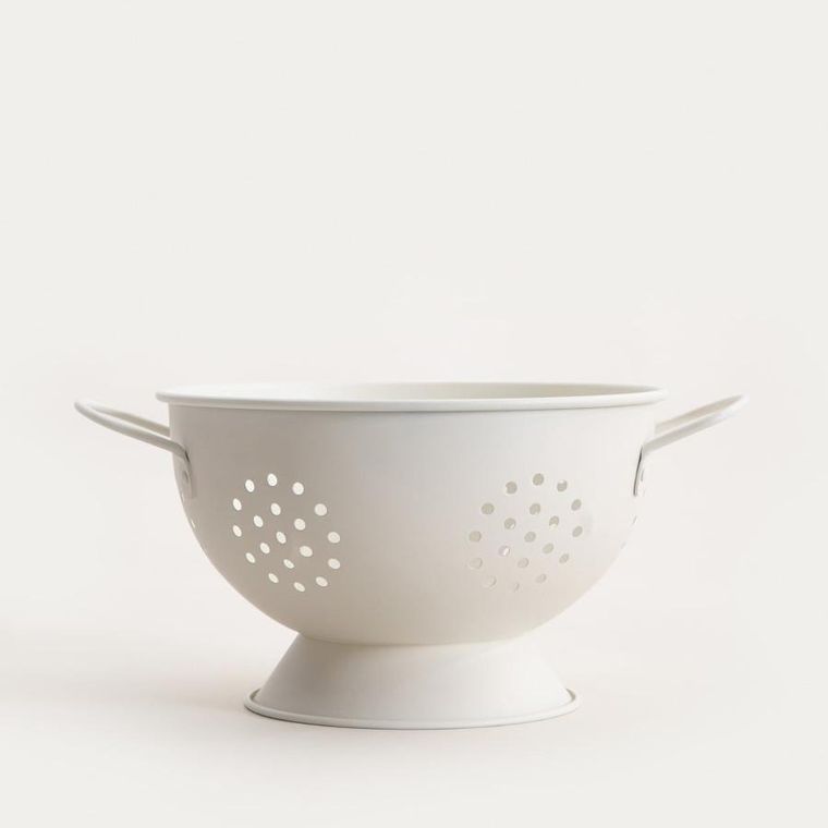 Homla, Nibbly, durszlak, śmietankowy, 23-13,5 cm