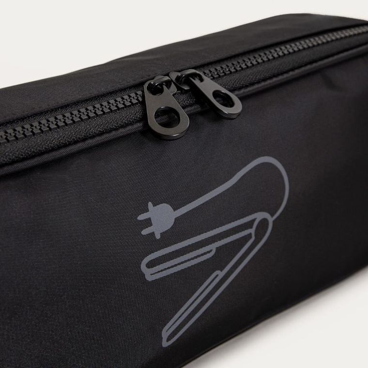 Homla, Nubelle, pokrowiec na prostownicę, czarny, 37-12-7 cm