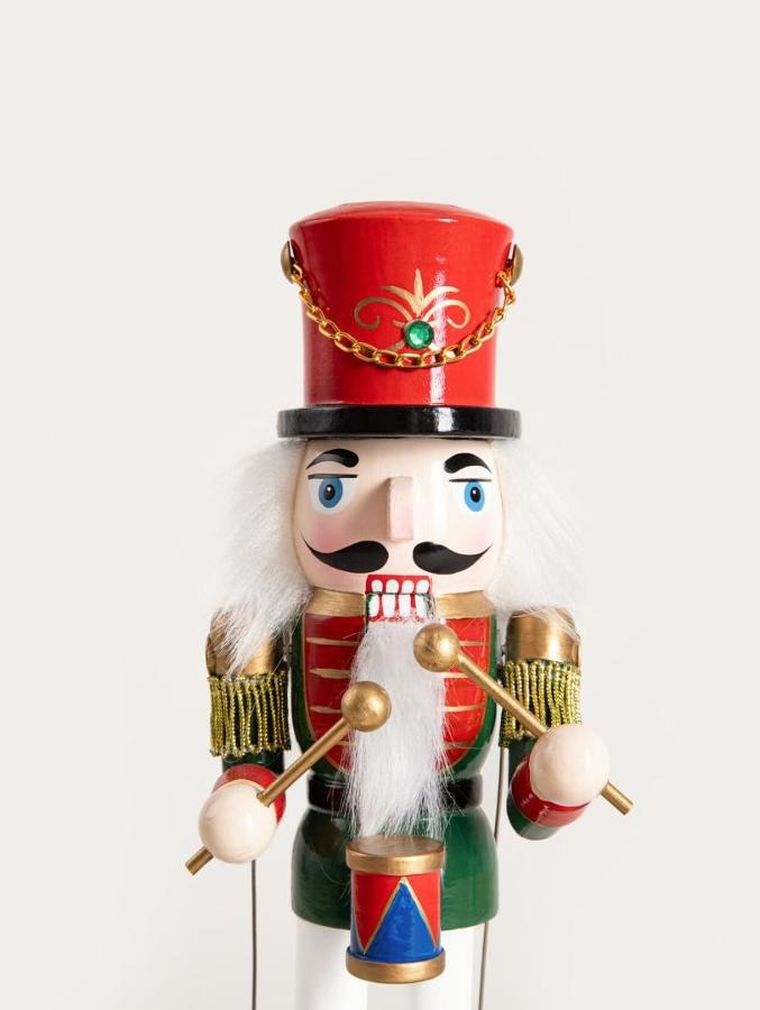 Homla, Nutcracker, figurka, dziadek do orzechów na bębenku, 30 cm