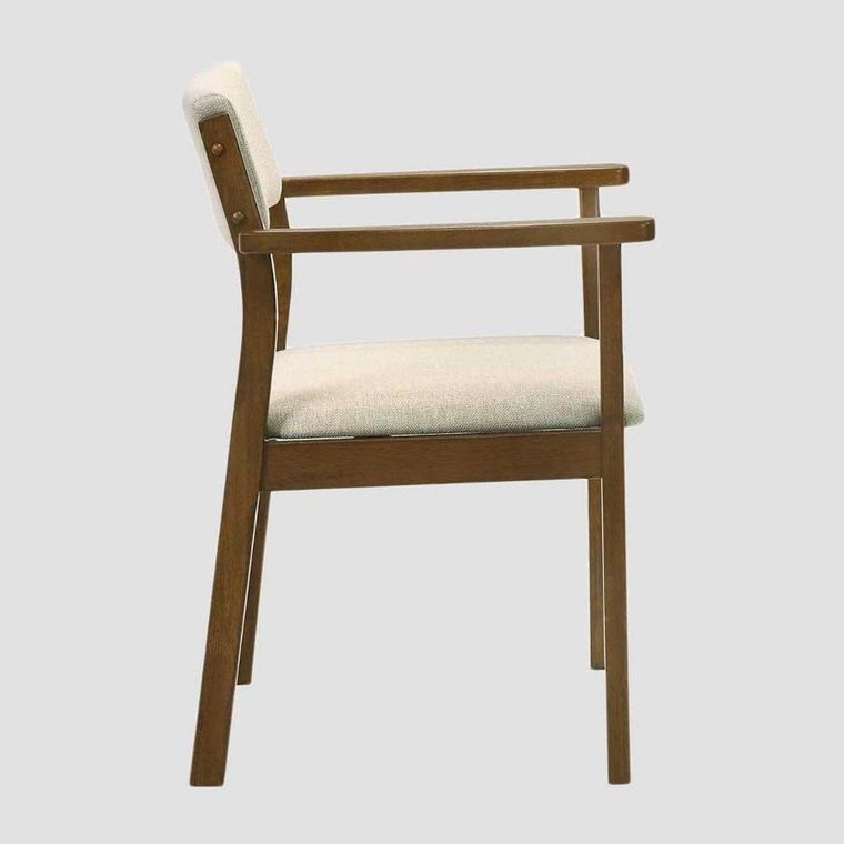 Homla, Pahkel, zestaw 2 krzeseł, z drewna kauczukowego, 56,5-62,5-84,5 cm