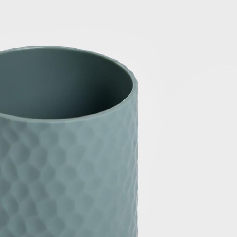 Homla, Pamuk, kubek łazienkowy, zielony, 8,1-8,1-10,5 cm