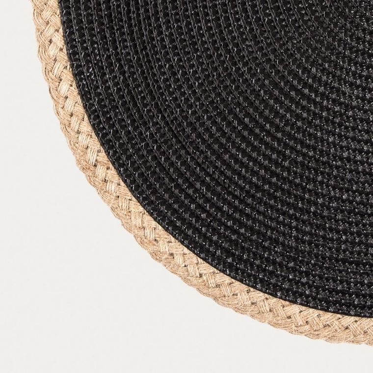 Homla, Plar, maty stołowe, czarne, zestaw, 38 cm, 2 szt.