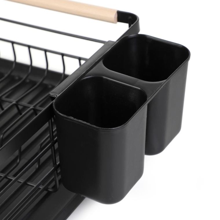 Homla, Plystre, Ociekacz kuchenny czarny, 42-31-13 cm, 887197