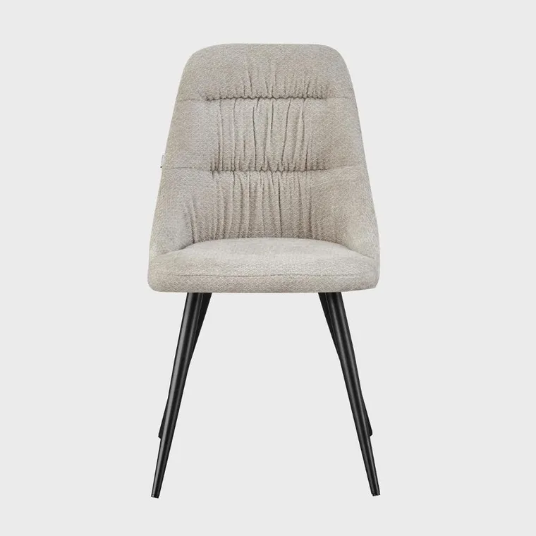 Homla, Quercia, krzesło, beżowe, Retro Bliss, 56-48-85 cm