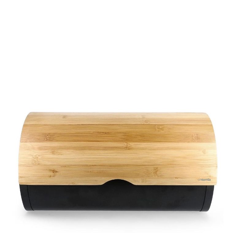 Homla, Rakel, chlebak, zaokrąglany, czarny, 38-25-21 cm