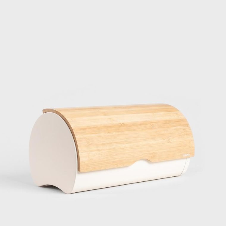 Homla, Rakel, chlebak, zaokrąglany śmietankowy, 38-25-21 cm, 747687