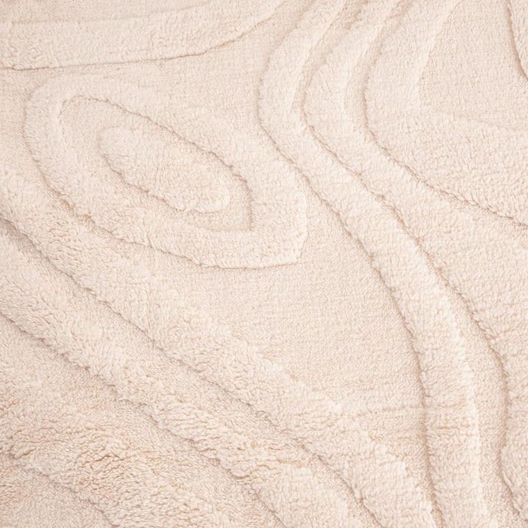 Homla, Raul, koc, puszysty ze strukturalnym wzorem, beżowy, 150-200 cm