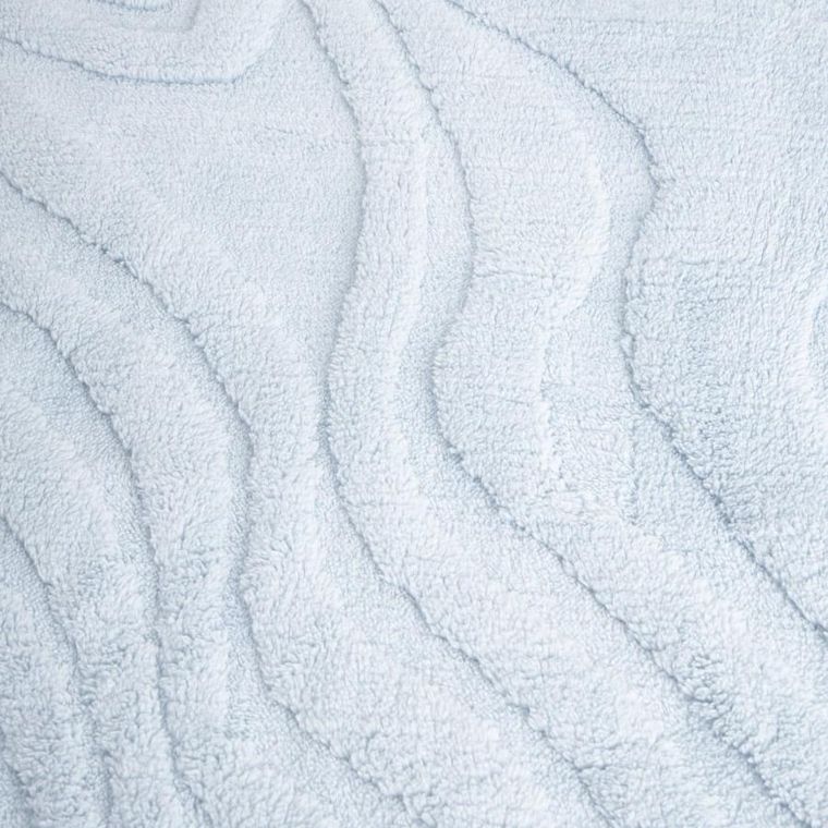 Homla, Raul, koc, puszysty ze strukturalnym wzorem, błękitny, 150-200 cm