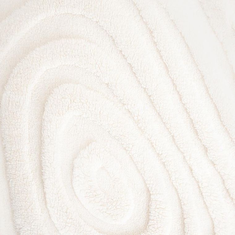 Homla, Raul, koc puszysty ze strukturalnym wzorem ecru, 150-200 cm