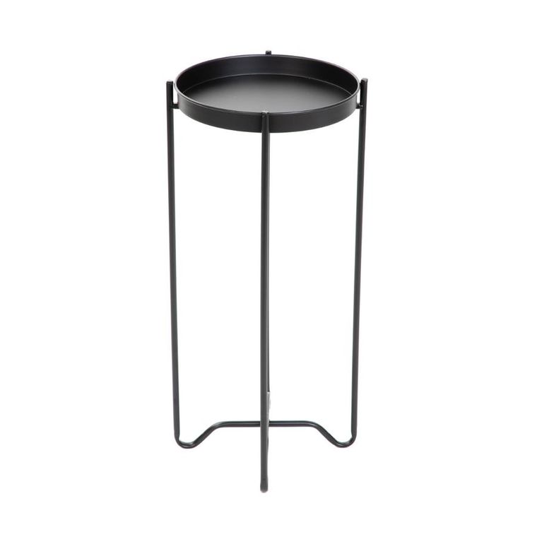 Homla, Roh, kwietnik, jednopoziomowy, czarny, 25,5-58 cm