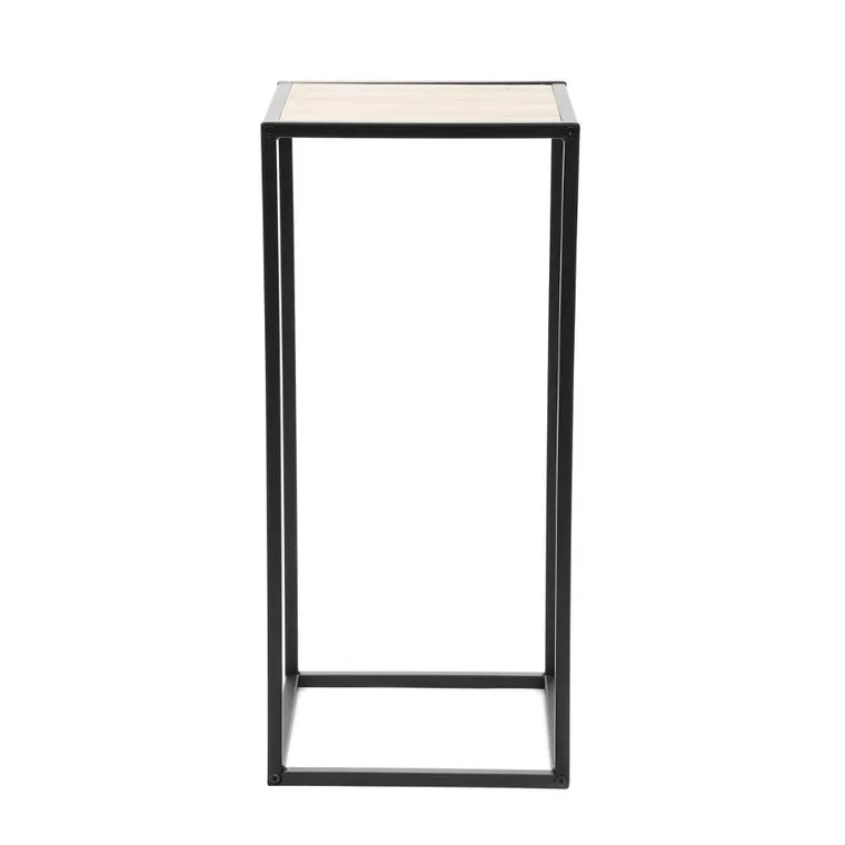 Homla, Roh, kwietnik, metalowy, czarny, 27-27-60 cm, 876702