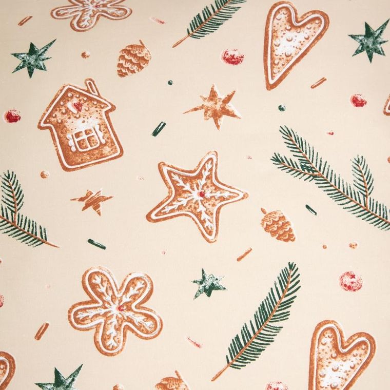 Homla, Rosemary, pościel, z mikrofibry w pierniki, 200-220 cm