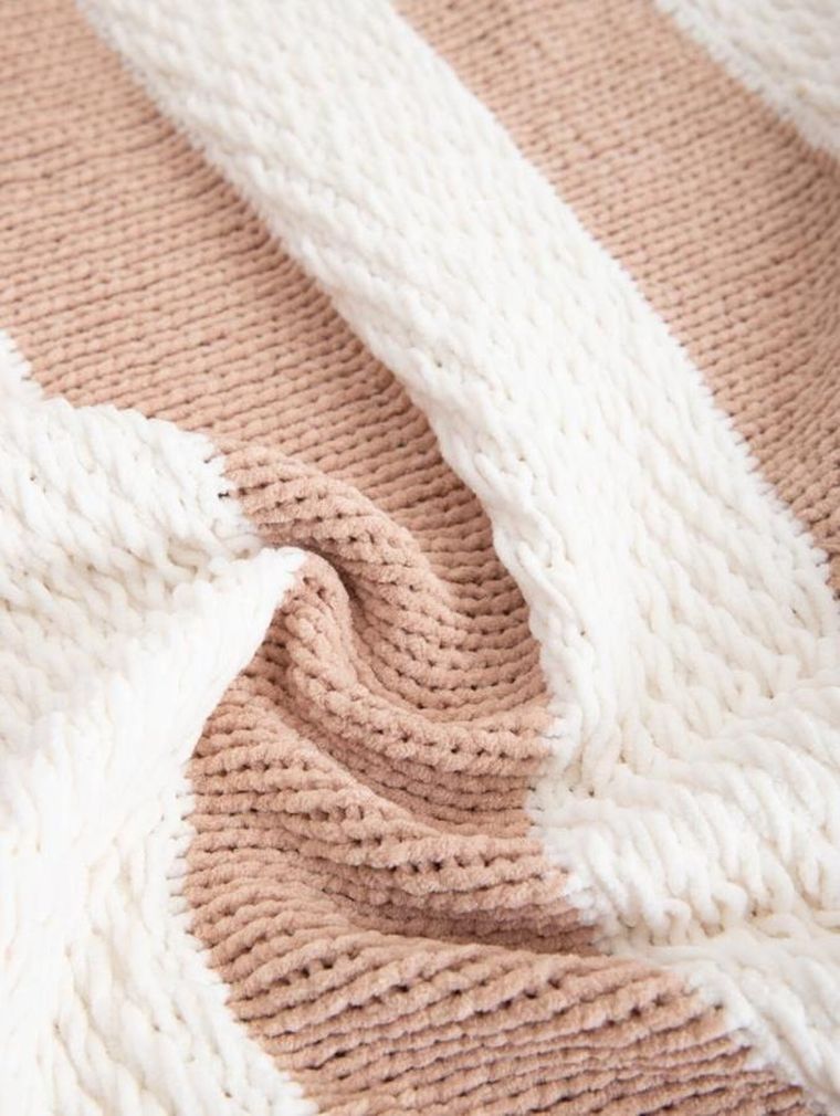 Homla, Rudens, koc szenilowy w pasy beżowe, 130-170 cm