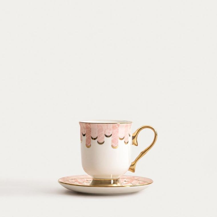 Homla, Ruma, kubek, ze złotym uchem, 0,2l