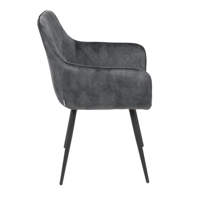 Homla, Satori, krzesło, grafitowe, 58-62-79 cm