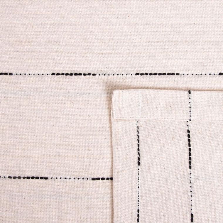 Homla, Seda, obrus, ze wzorem ecru, 130-180