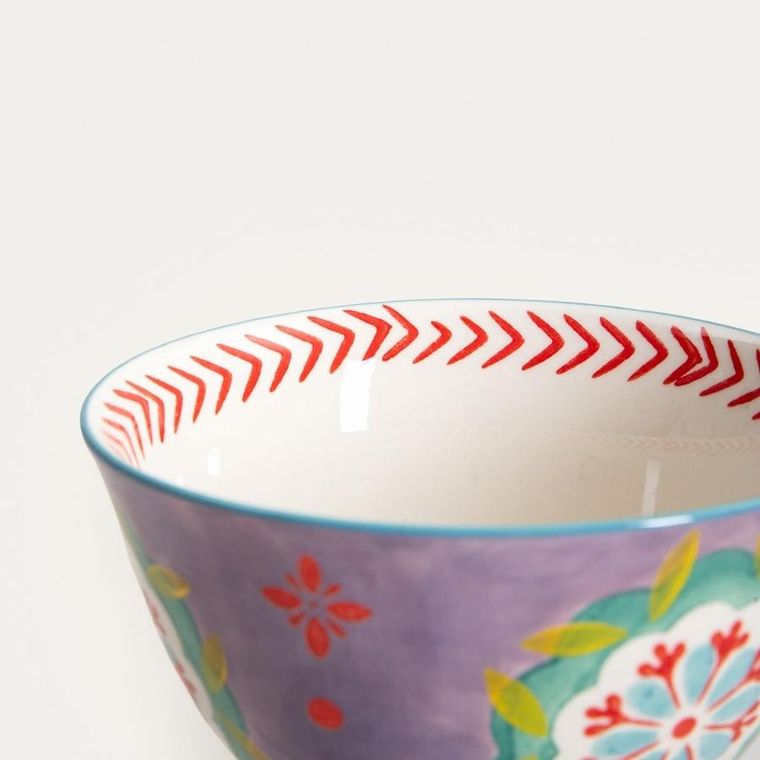 Homla, Shilla, kubek, ręcznie malowany z niebieskim uchem, 0,4l