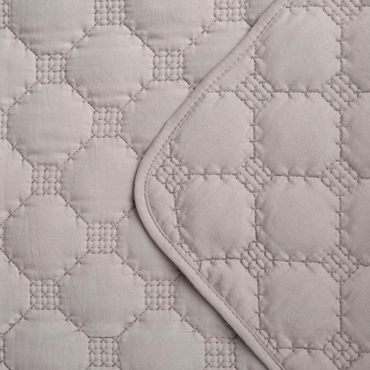 Homla, Sprout, narzuta, pikowana beżowa, 200-220 cm