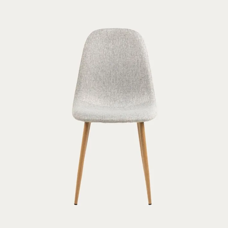 Homla, Svea, krzesło, w tkaninie szare, 44-54-86 cm