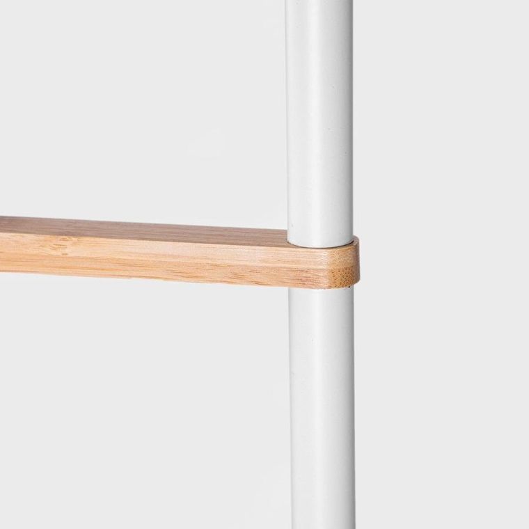 Homla, Taru, drabinka na ręczniki, biała, 45-2-159,5 cm