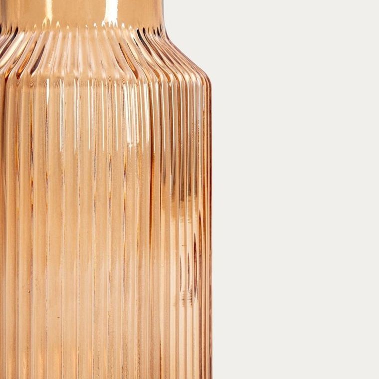 Homla, Tolle, wazon, szklany beżowy, 10-22 cm