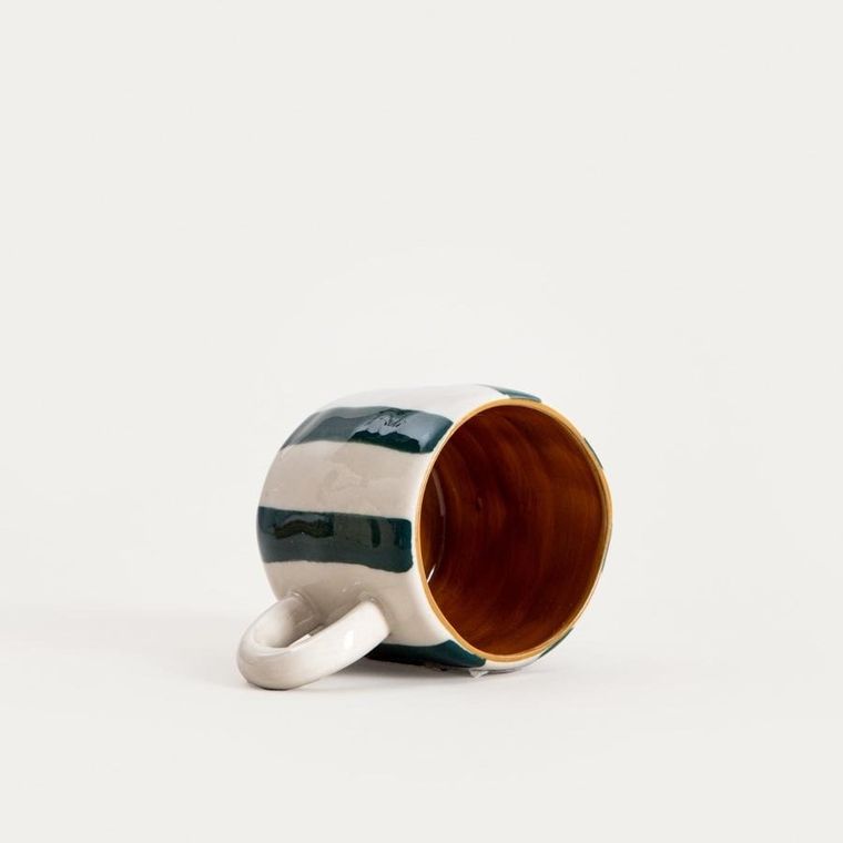 Homla, Torrit, kubek, w zielone paski, 0,1l