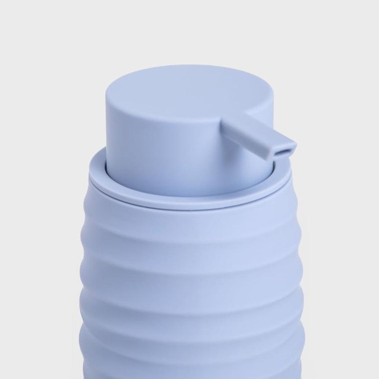 Homla, Torus, dozownik, z tłoczeniem, niebieski, 8,2-8,2-17 cm