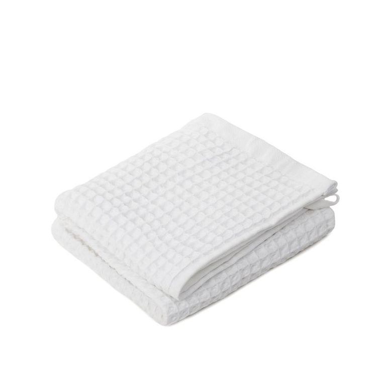 Homla, Vaffel, ręcznik, biały, 50-90 cm
