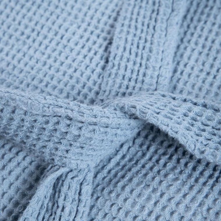 Homla, Vaffel, szlafrok, niebieski, rozmiar S/M