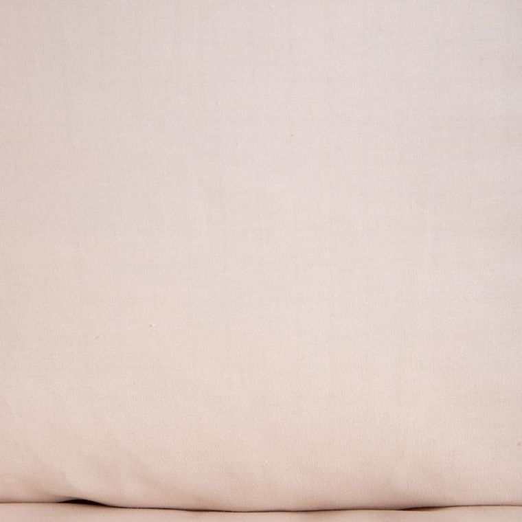 Homla, Vela, pościel, bawełniana z ozdobną lamówką beżowa, 160-200 cm