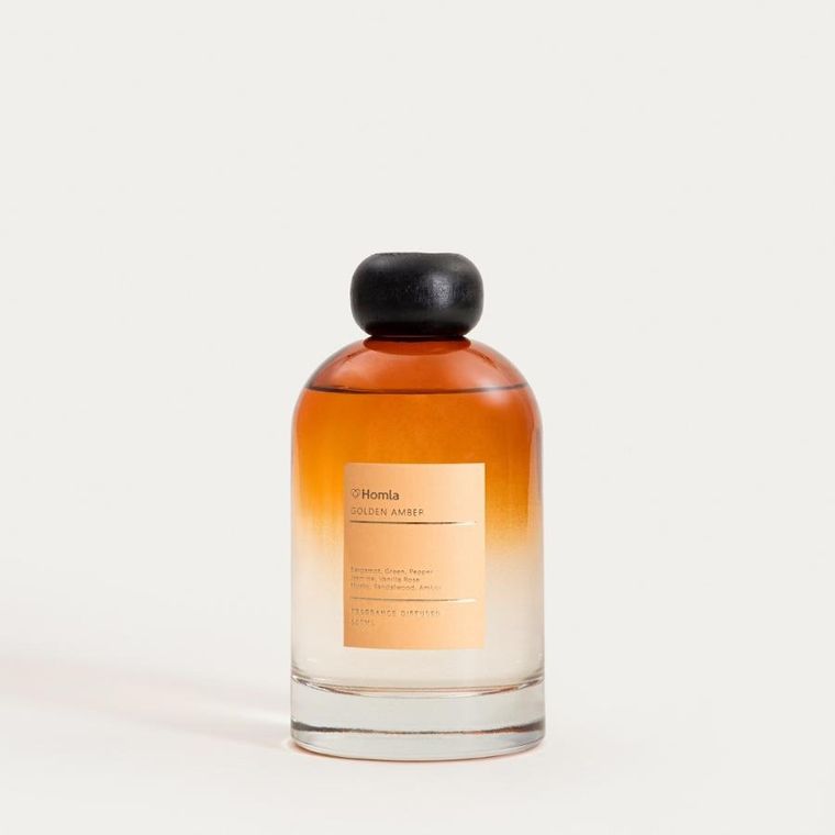 Homla, Veluma, dyfuzor zapachowy, Golden Amber, 500 ml