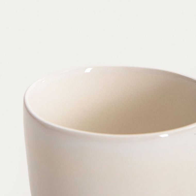 Homla, Viness, kubek, beżowy ze złotym uchem, 0,4l