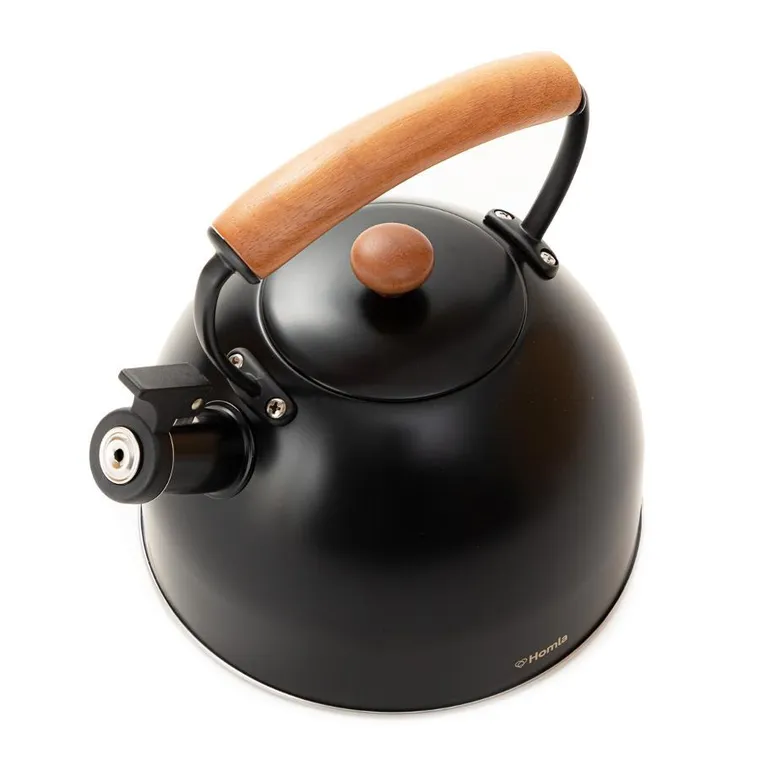Homla, Virgen Czajnik czarny z drewnianym uchwytem 2,5 L
