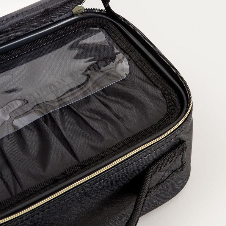 Homla, Voyelle, kosmetyczka, z lustrem i przegrodami, 24,5-18,5-11 cm