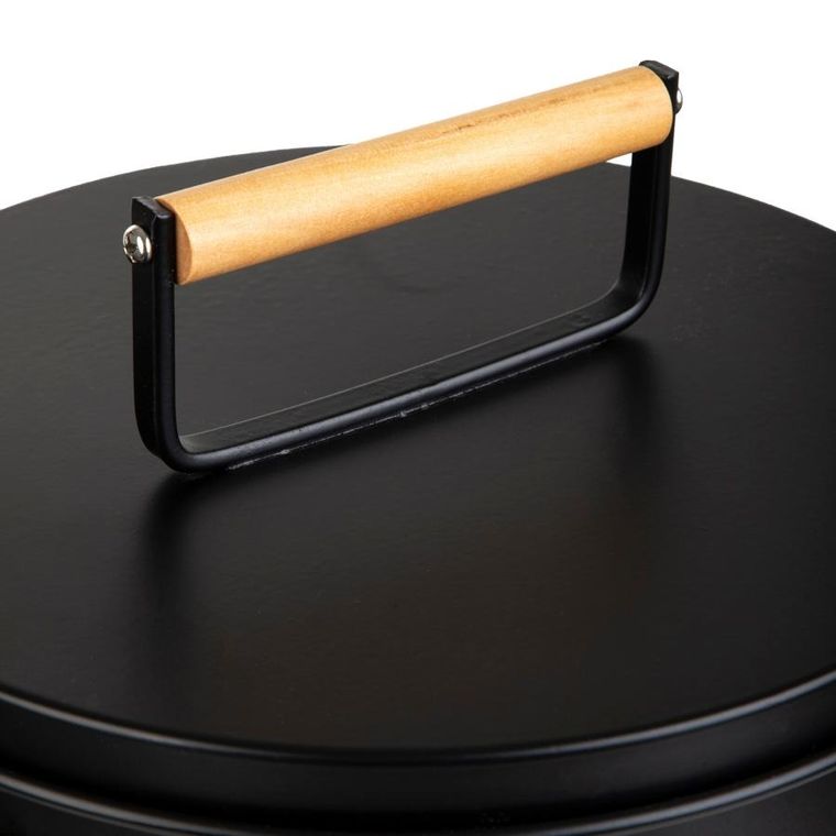 Homla, Yennis, pojemnik na ziemniaki czarny, 23-22 cm